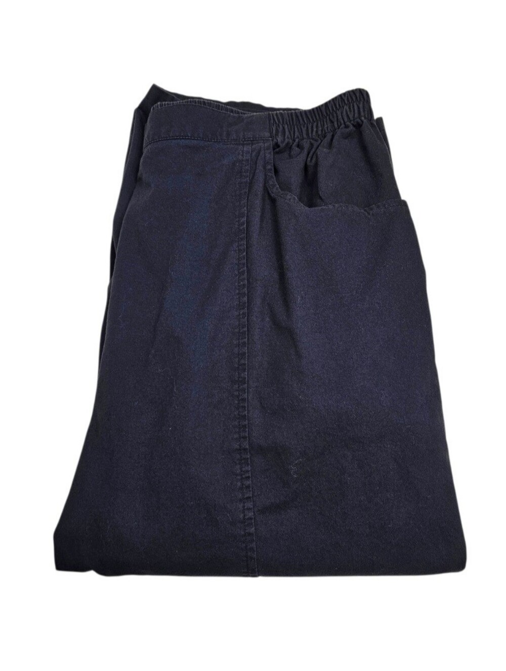 C.D. Daniels Navy Pull-On Capris with Side Pockets - Picture 5 of 7